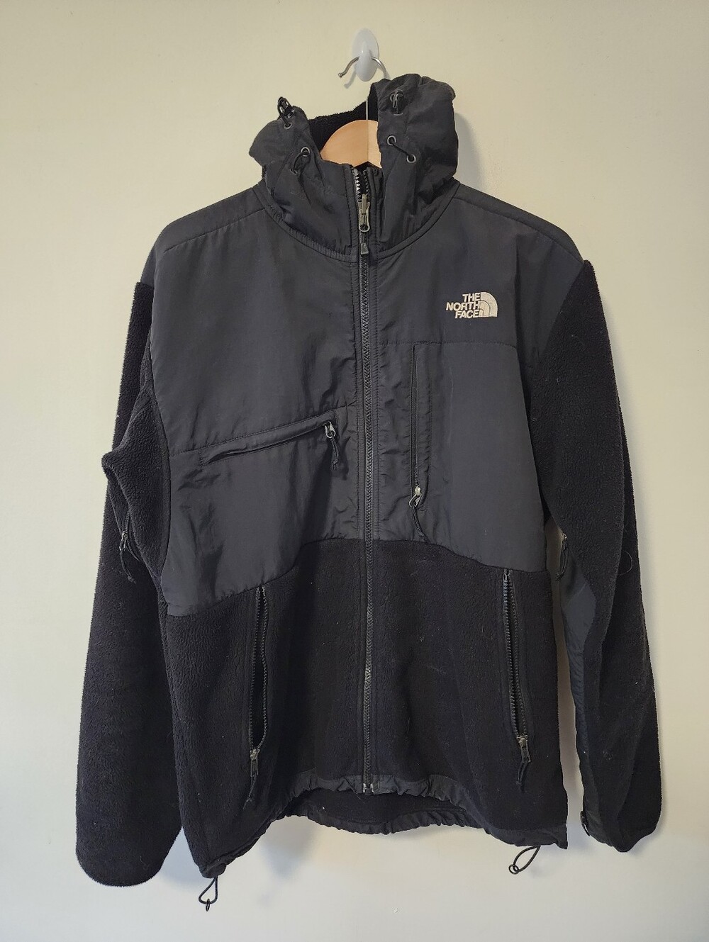 The North Face Black Hybrid Fleece Jacket with Hood